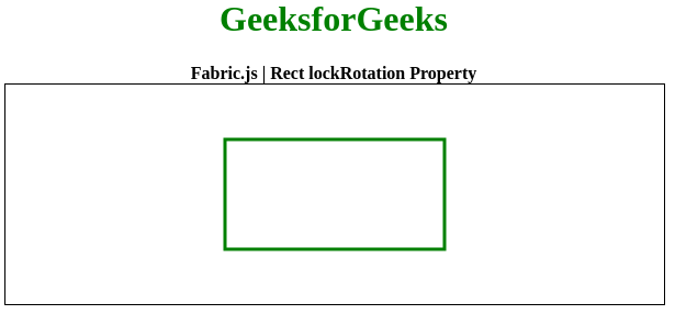 Fabric.js lockRotation属性