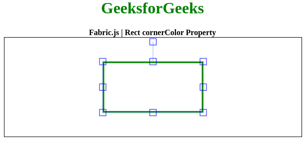 Fabric.js Rect cornerColor 属性