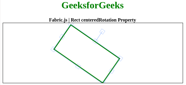 Fabric.js 居中旋转属性(centeredRotation)
