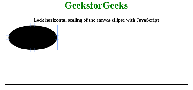 Fabric.js Ellipse lockScalingX属性