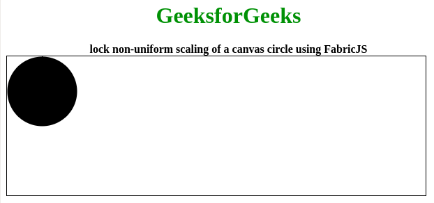 Fabric.js 圆形 lockUniScaling 属性