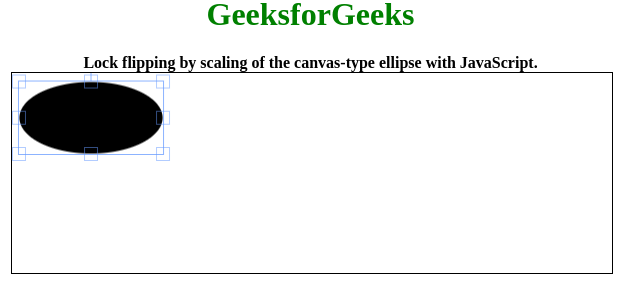 Fabric.js 椭圆 lockScalingFlip 属性