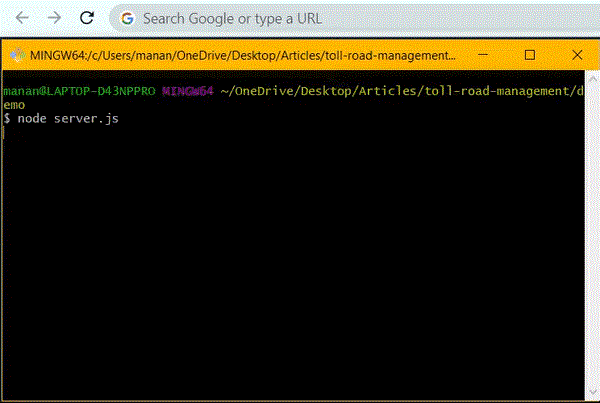 使用Node.js构建收费公路管理系统
