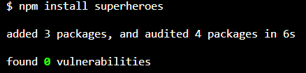 Node.js 如何使用Superheroes模块