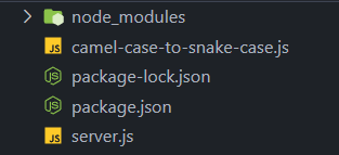 Node.js 如何将驼峰命名法转换为下划线命名法的JSON响应