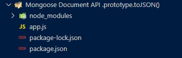 Mongoose Document.prototype.toJSON()函数