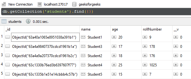 Mongoose Query.prototype.exec()函数