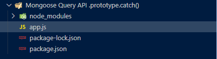 Mongoose Query.prototype.catch()函数