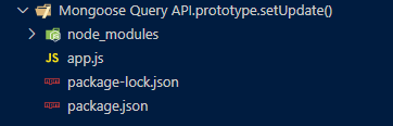 Mongoose Query.prototype.setUpdate()函数