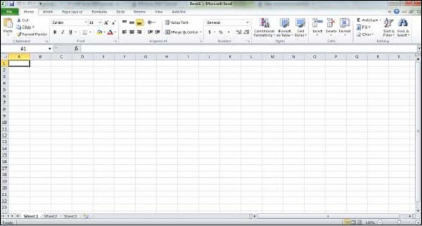 Excel 2010 开始使用