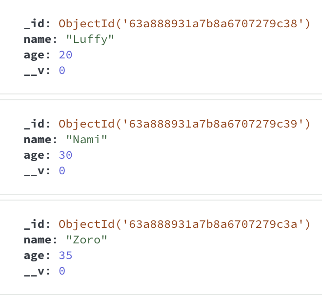 Mongoose Query.prototype.update()函数