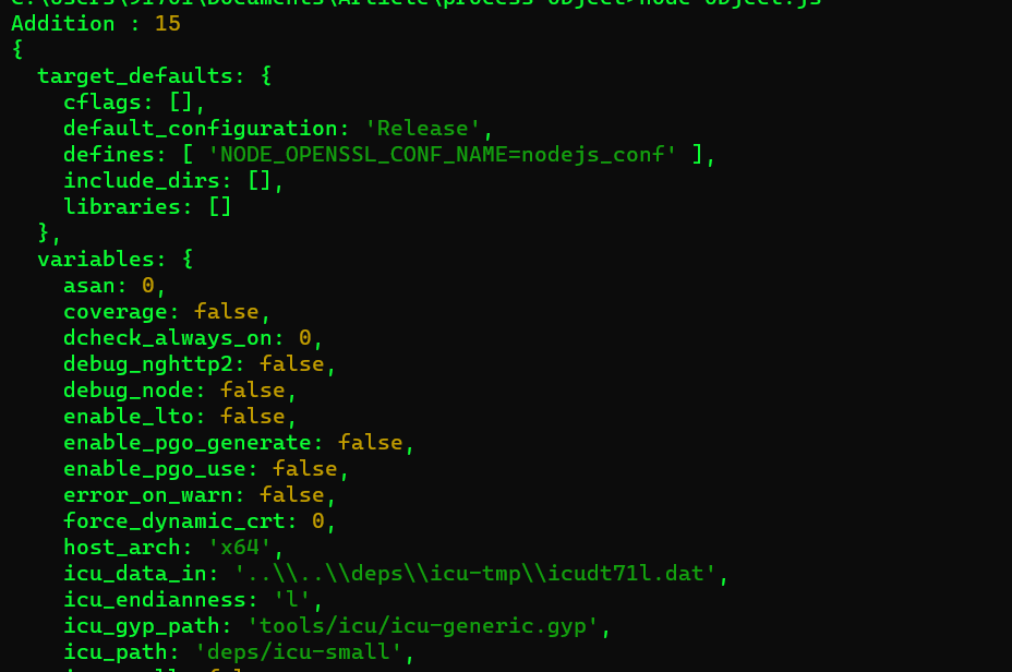 Node.js 深入了解Process对象