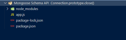 Mongoose Schema Connection.prototype.close()函数