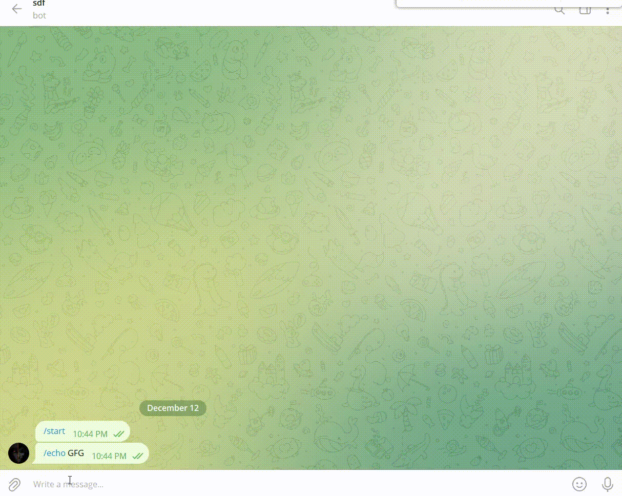 Node.js 如何创建Telegram Chatbot