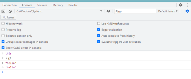 Node.js Chrome开发工具
