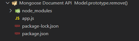 Mongoose Document Model.prototype.remove()函数