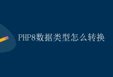 PHP8数据类型怎么转换|极客教程