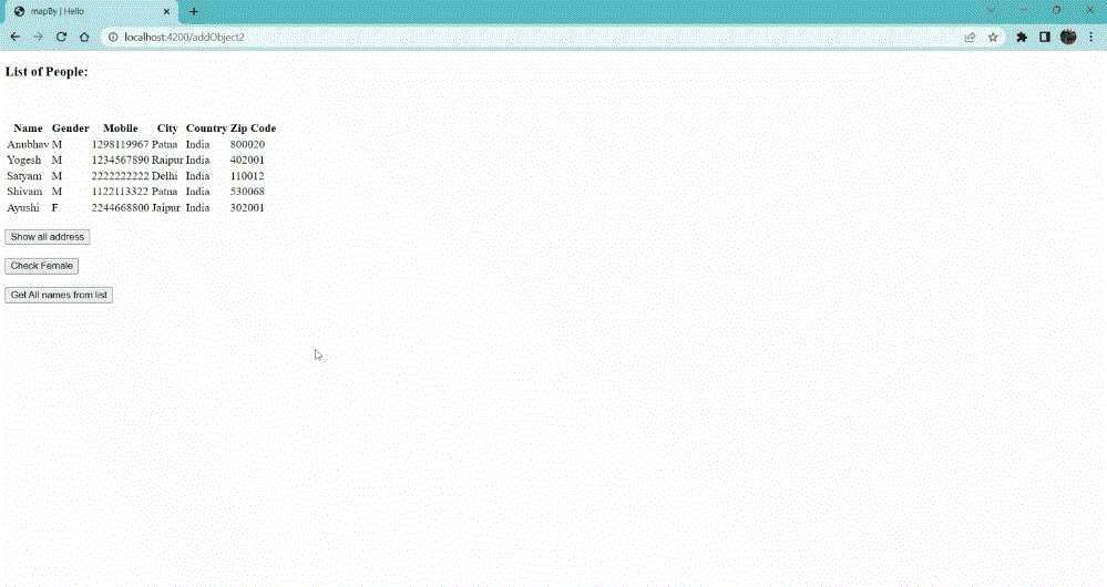 Ember.js Ember.NativeArray mapBy() 方法