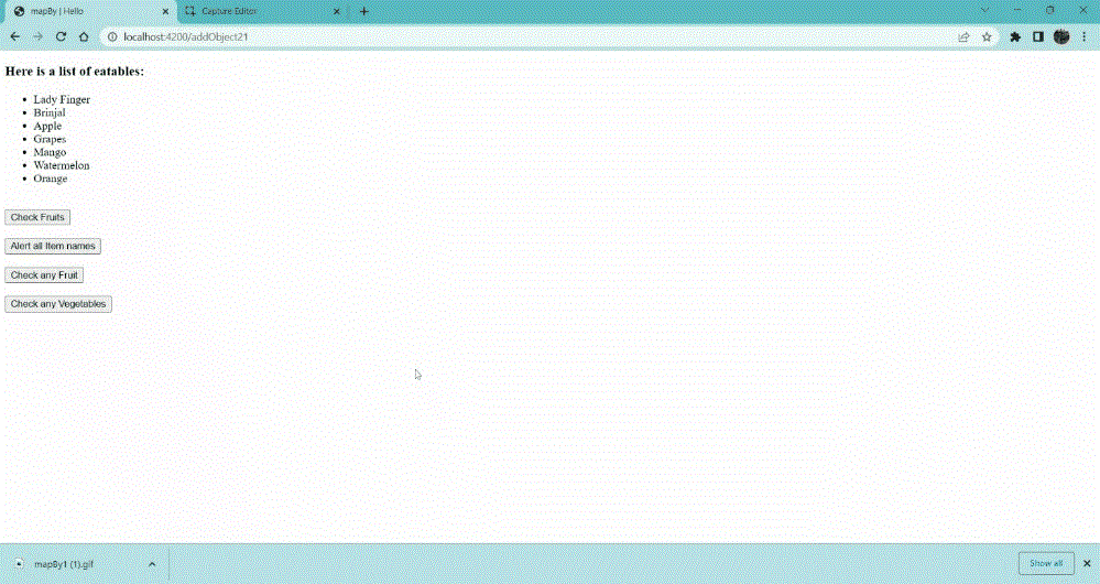 Ember.js Ember.NativeArray mapBy() 方法