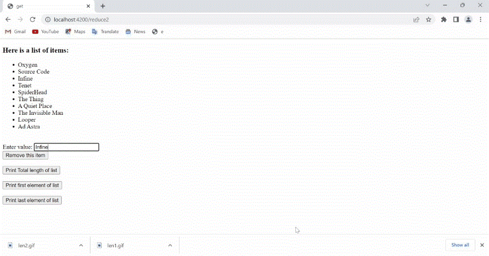 Ember.js ArrayProxy without() 方法
