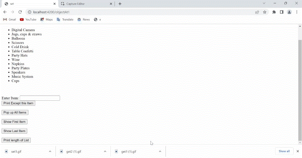 Ember.js Ember.NativeArray set() 方法