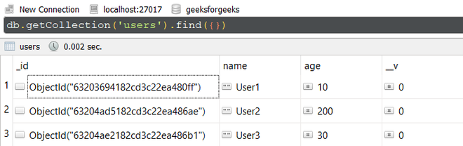 Mongoose Document prototype.get()函数