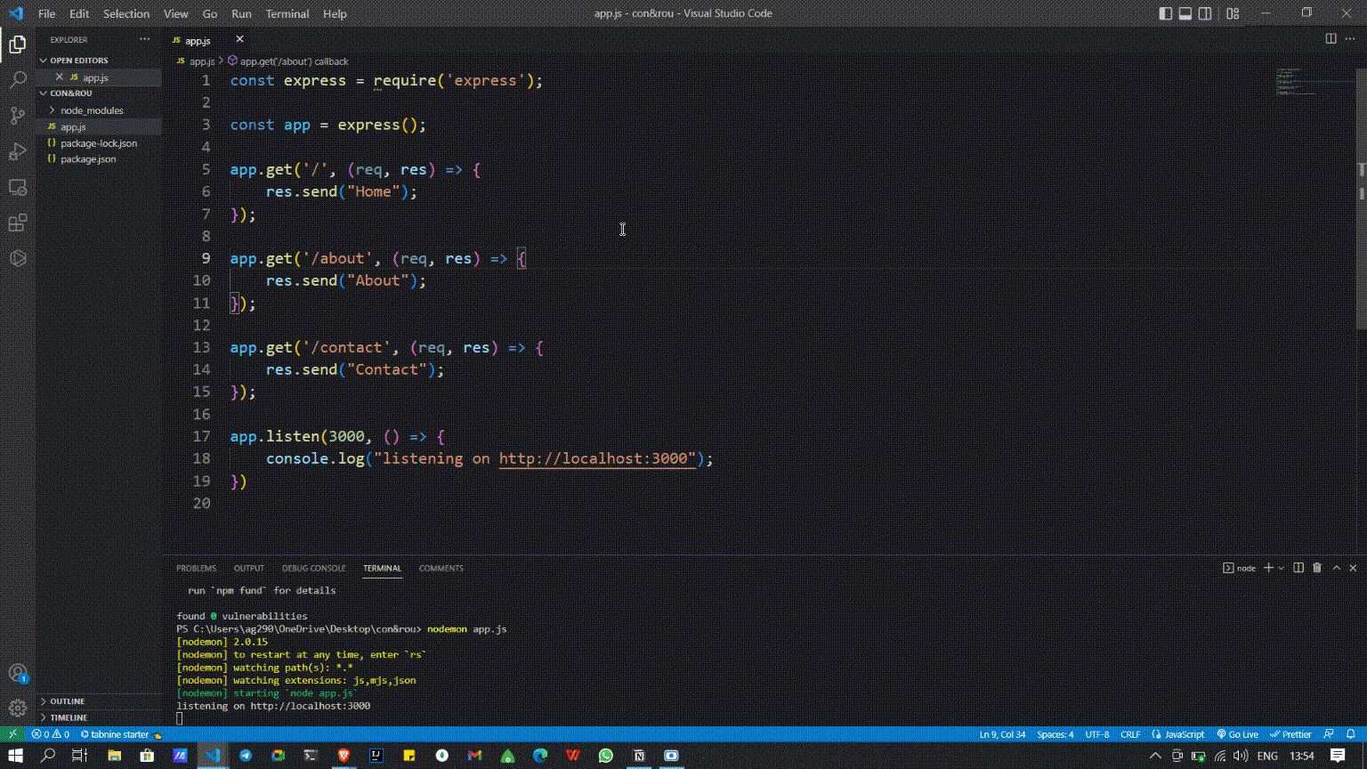 Node.js 如何分离路由器和控制器