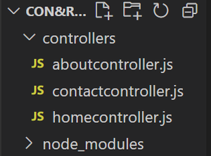 Node.js 如何分离路由器和控制器