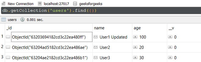 Mongoose Document prototype.replaceOne()函数