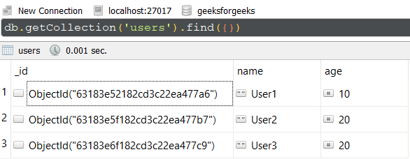 Mongoose document Model.count()函数