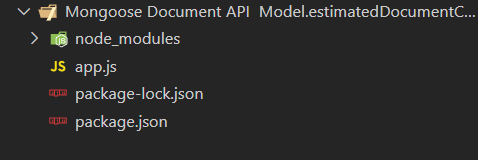 Mongoose Document Model.estimatedDocumentCount()函数