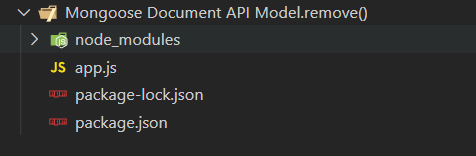 Mongoose Document Model.remove()函数