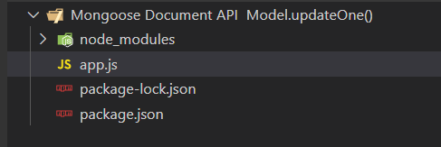 Mongoose Document Model.updateOne()函数