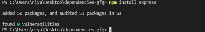 Node.js 不同类型的依赖关系是什么