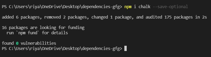 Node.js 不同类型的依赖关系是什么