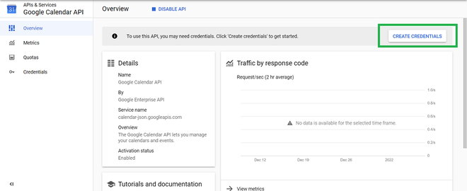 Node.js 如何集成Google日历