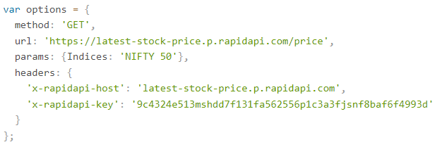 Node.js 股市API集成