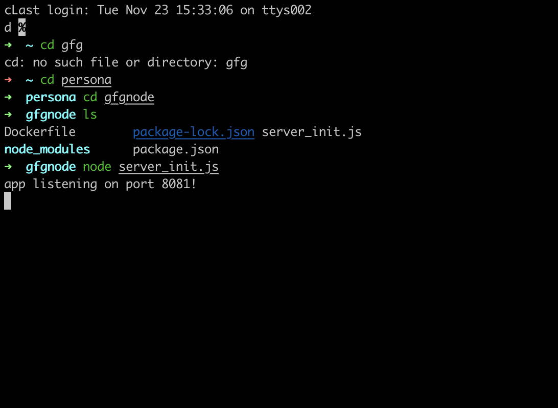 Node.js 如何创建Dockerfile