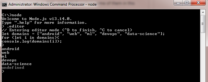 如何使用Node.js REPL