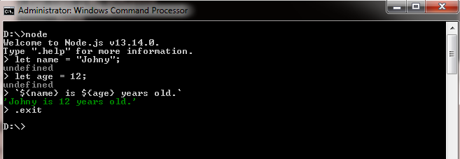 如何使用Node.js REPL