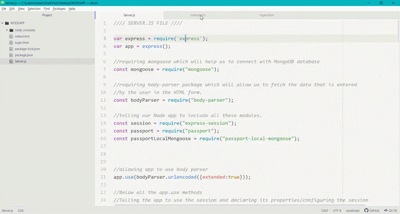 Node.js 解释护照