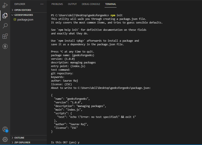 Node.js 如何管理项目中的包