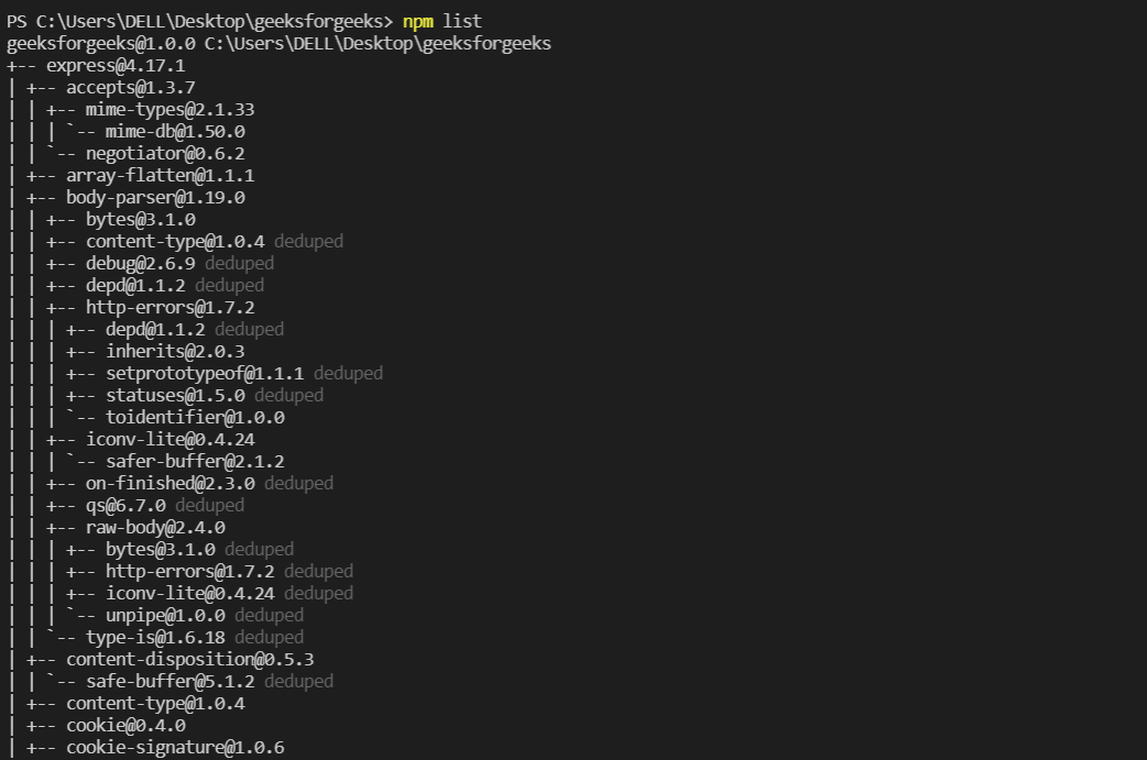 Node.js 如何管理项目中的包