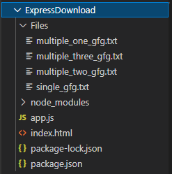 如何使用 Express.js 下载文件