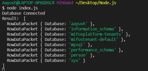Node.js 如何将应用连接到MySQL
