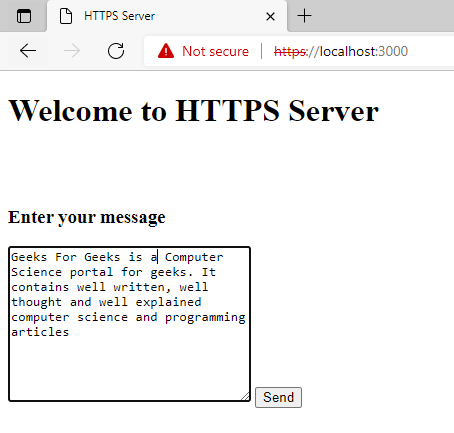 如何使用Node.js创建HTTPS服务器