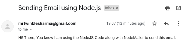 Node.js 如何发送电子邮件