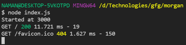 Node.js MORGAN 是什么