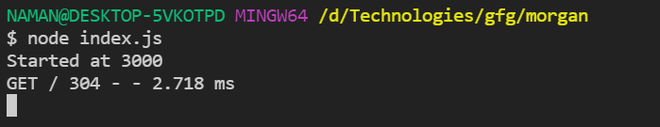 Node.js MORGAN 是什么
