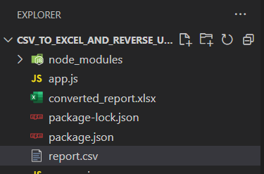 Node.js 如何将CSV转换为Excel